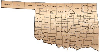 Oklahoma County Map